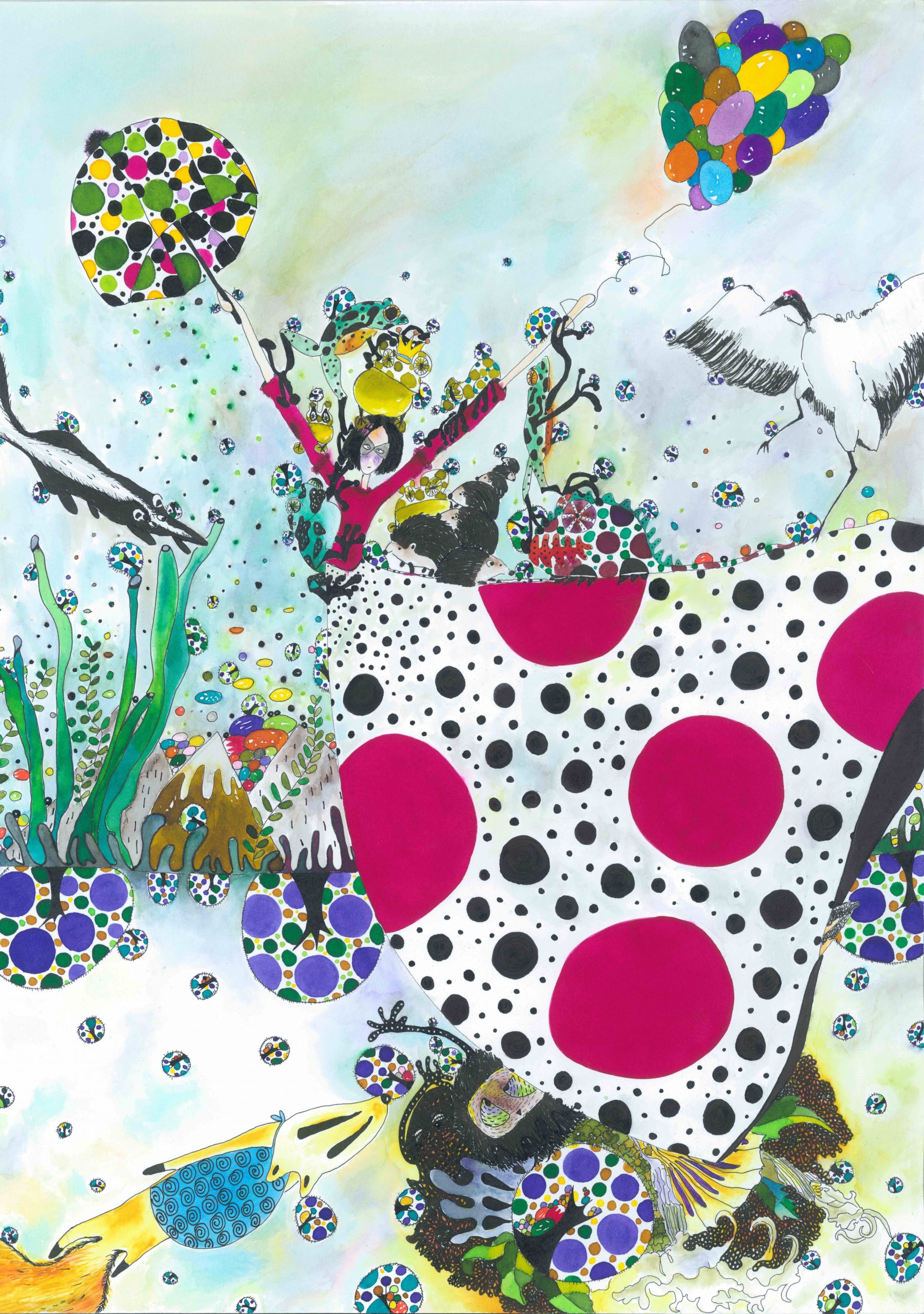 針筆的溫柔堅持—專訪插畫家張芮綺Riggie