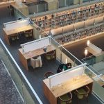 政大達賢圖書館的壯觀書牆，宛如台版星空圖書館。 圖擷自國立政治大學圖書館臉書