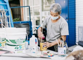 屏東人抵家-廣告看板彩繪─鄭國鐘